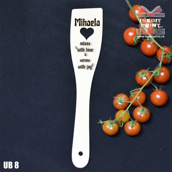Spatula cu inima personalizata With love UB8