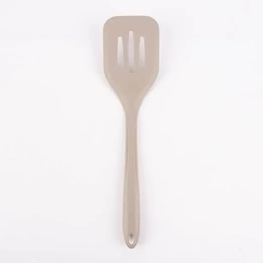 Spatula cu perforatii din silicon pentru gatit,diverse culori,30x7 cm