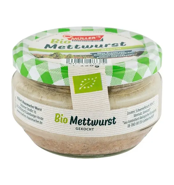 Specialitate BIO din carne de porc cu condimente, 160g