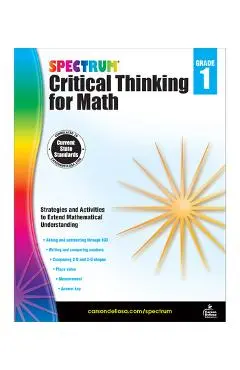 Spectrum Critical Thinking for Math, Grade 1 - Spectrum