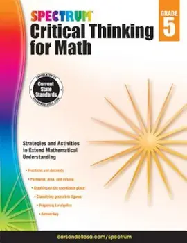 Spectrum Critical Thinking for Math, Grade 5, Paperback/Spectrum