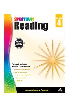 Spectrum Reading Workbook, Grade 4 - Spectrum