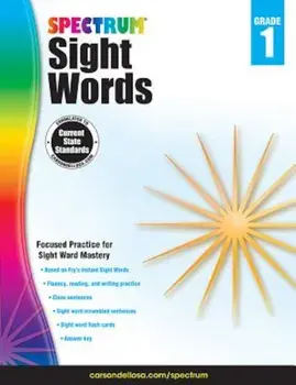 Spectrum Sight Words, Grade 1, Paperback/Spectrum