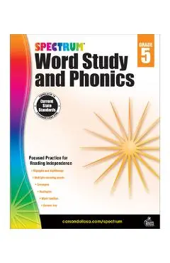 Spectrum Word Study and Phonics, Grade 5 - Spectrum