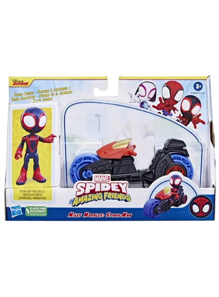 Spidey and His Amazing Friends Motorcycle & Miles Morales (F7460)