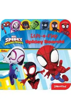 Spidey and His Amazing Friends: Spidey Search! Lift-A-Flap Look and Find - Pi Kids