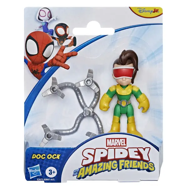 SPIDEY SI PRIETENII LUI UIMITORI MARVEL SET FIGURINA DOC OCK SI ACCESORII