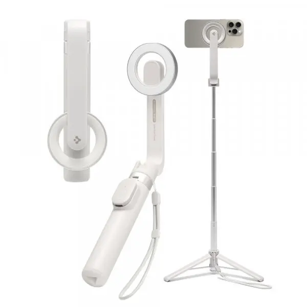 Spigen Selfie Stick Bluetooth Spigen S571W, Universal, Bej