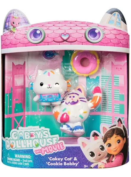 Spin Master Gabby's Dollhouse The Movie Cakey Cat & Cookie Bobby (20151834)