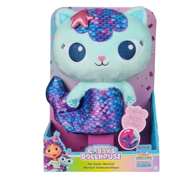 Spin Master Jucarie de plus Gabby's Dollouse - FIN-TASTIC Mercat, 25 cm