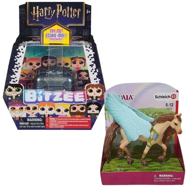 Spin Master Pachet - Jucarie Interactiva Bitzee „Wizarding World” Harry Potter + Figurina Schleich, Pegasus Impodobit