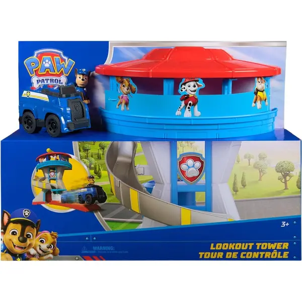 Spin Master Paw Patrol - Set de joaca Core Lookout Tower, Multicolor, 3 ani+