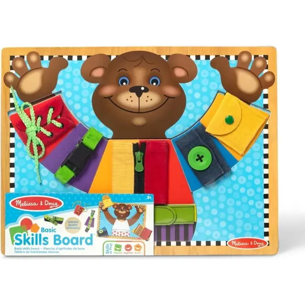 Spin Master Set de joaca Melissa & Doug Basic Skills Board ,3 Ani+, Multicolor