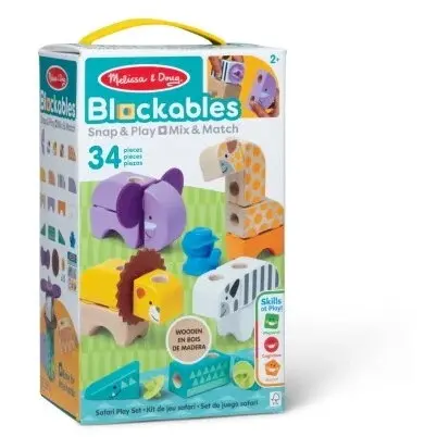 Spin Master Set de joaca Melissa & Doug Spin Master - Blockables™ Safari 2 Ani+
