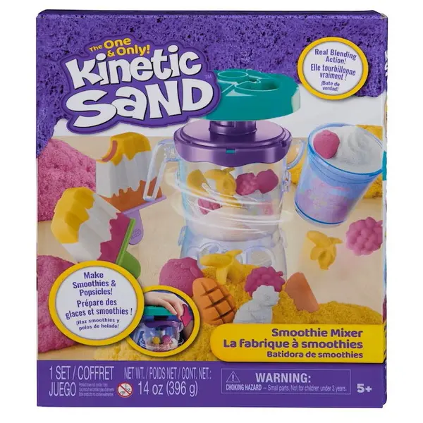 Spin Master Set Kinetic Sand - Smoothie Mixer, varsta 5+, Multicolor