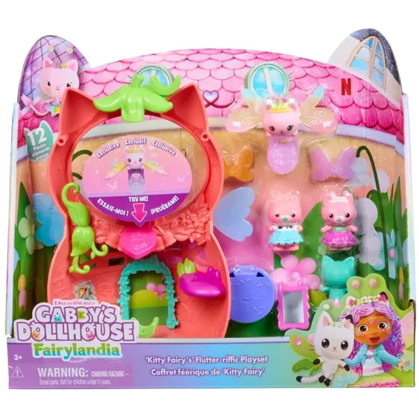 Spin Master Spin Master - Gabbys dollhouse fairylandia set de joaca zana pisicuta cu figurine si accesorii