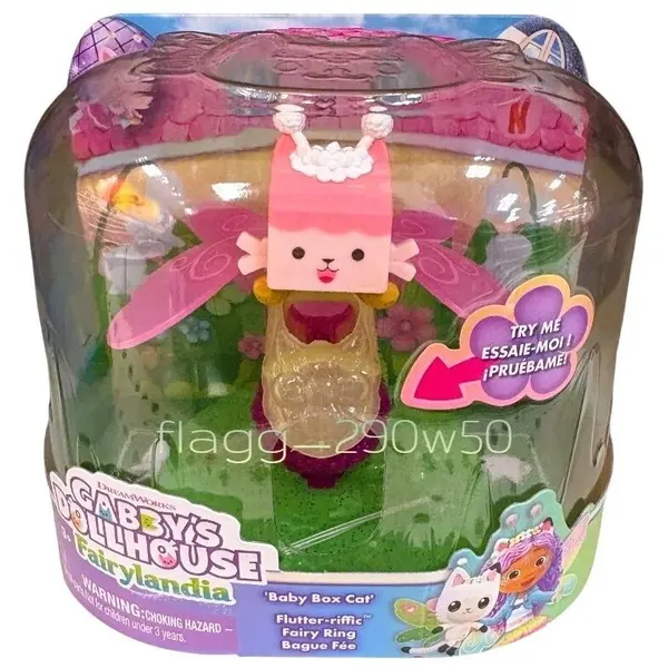 Spin Master Spin Master - Gabbys Dollhouse Fluter Fairy Ring Baby Box Cat