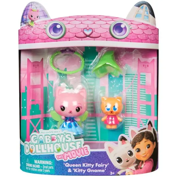 Spin Master Spin Master - Gabbys Dollhouse, Queen Kitty Fairy si Kitty Gnome
