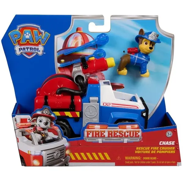 Spin Master Spin Master - Set figurina si vehicul Paw Patrol - Fire Rescue, Chase