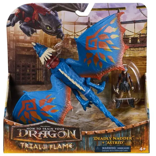 Spin Master Spin Master - Set figurine How to train your dragon - Trial of Fire, Deadly Nadder si Astrid