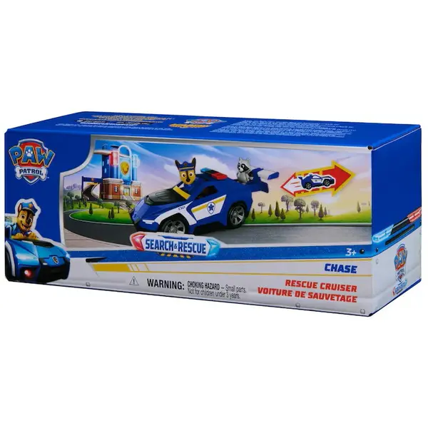 Spin Master Spin Master - Set jucarie Rescue Cruiser Chase cu motor de retragere si figurine