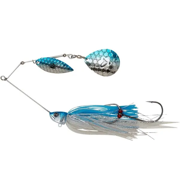 Spinnerbait Da'Bush Spinnerbait 14Cm 21G Sinking Blue Silver