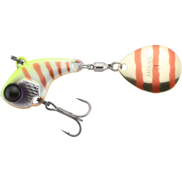 Spinnertail Deracoup 7g Chart. Back Bluegill Stripe