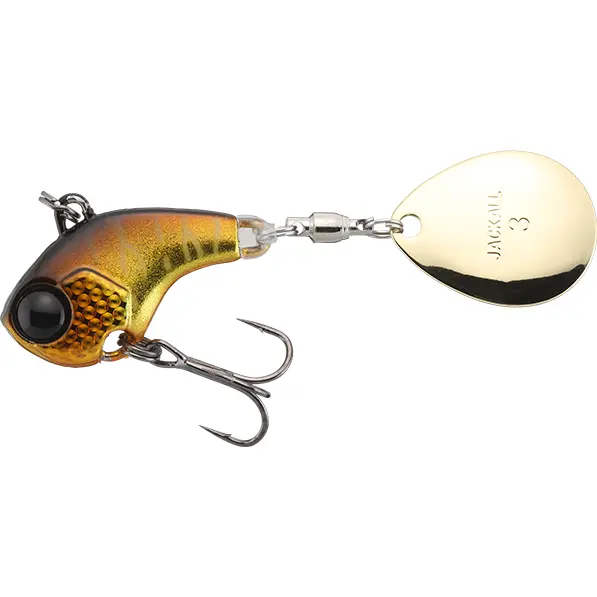 Spinnertail Deracoup 7g Silver Powder Gold & Black