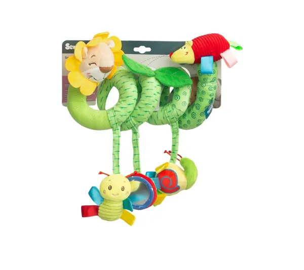 Spirala cu jucarii din plus pentru patutcarucior Sensillo Lion,structura flexibila, extensibila, usor de agatat