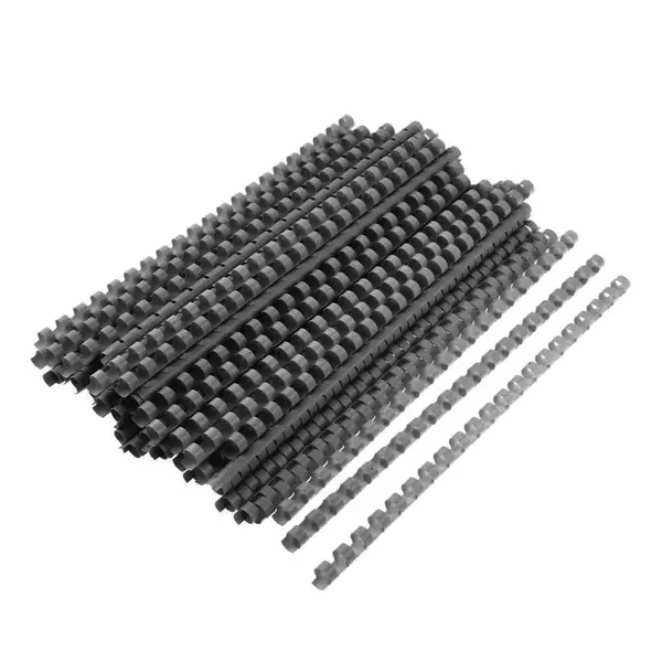 Spire de plastic Fellowes 6 mm 100 bucati/set Spire de plastic Fellowes 6 mm 100 bucati/set negru