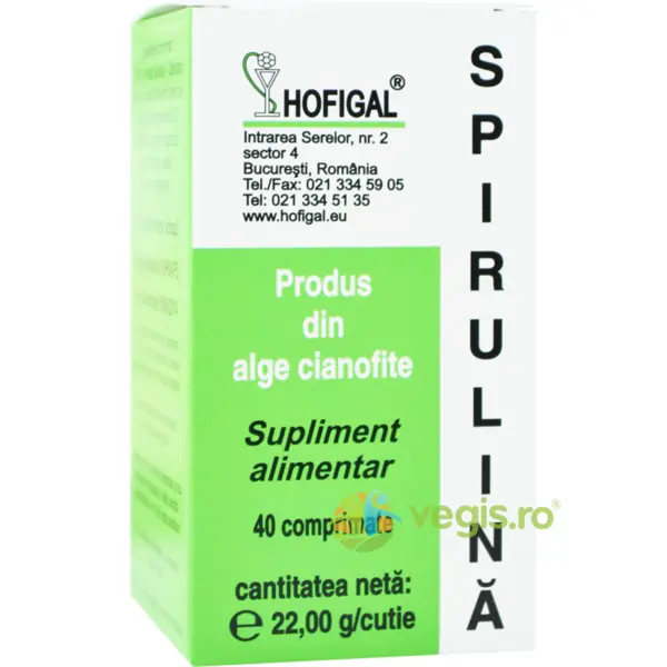 Spirulina 200mg 40cpr