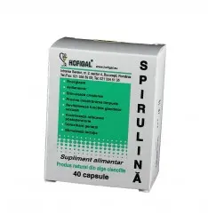 Spirulina 500 mg 40 comprimate
