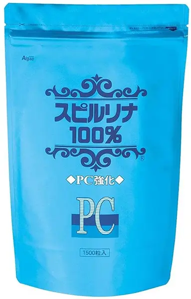 Spirulină cu ficocianină, 1500 tablete, Japan Algae