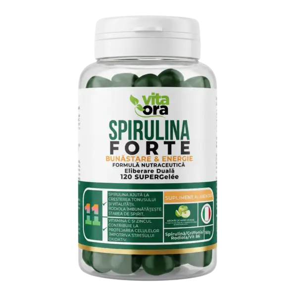 Spirulina forte, 120 jeleuri, Vita Ora