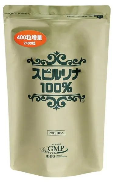 Spirulină japoneză 100%, 2400 tablete, Japan Algae