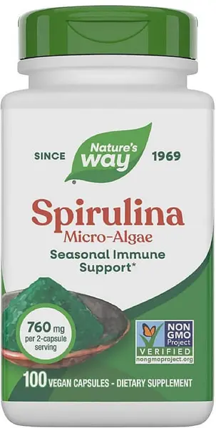 Spirulina Micro-Algae, 100 capsule, Nature's Way