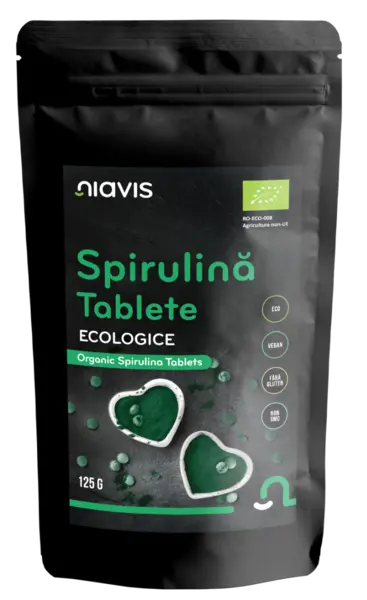Spirulina Tablete ecologice, 125g, Niavis