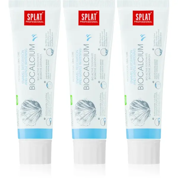 Splat Professional Biocalcium pasta de dinti bio-activa pentru refacerea smaltului si albirea sigura