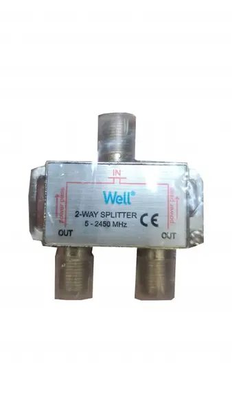Splitter CATV coaxial (antena tv) 2 porturi 2450 MHz, SPLT-FC/2-ST-WL