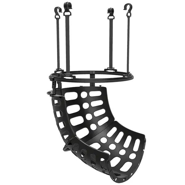 SPORTNOW Sistem de Returnare a Mingii de Baschet rotation à 360° 35,6 x 35,6 x 75,5 cm negru | Aosom Romania