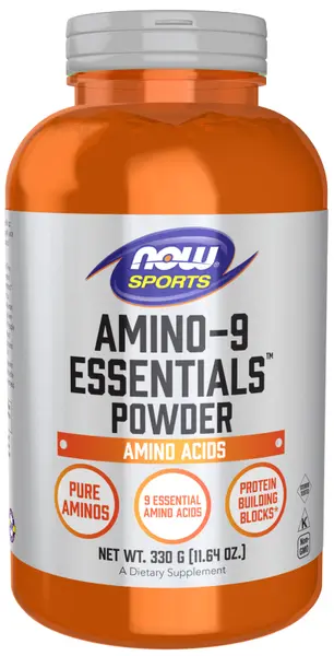 Sports Amino-9 Essentials Powder, 330 g, Now
