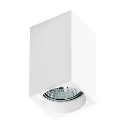 Spot aplicat MINI SQUARE - Alb