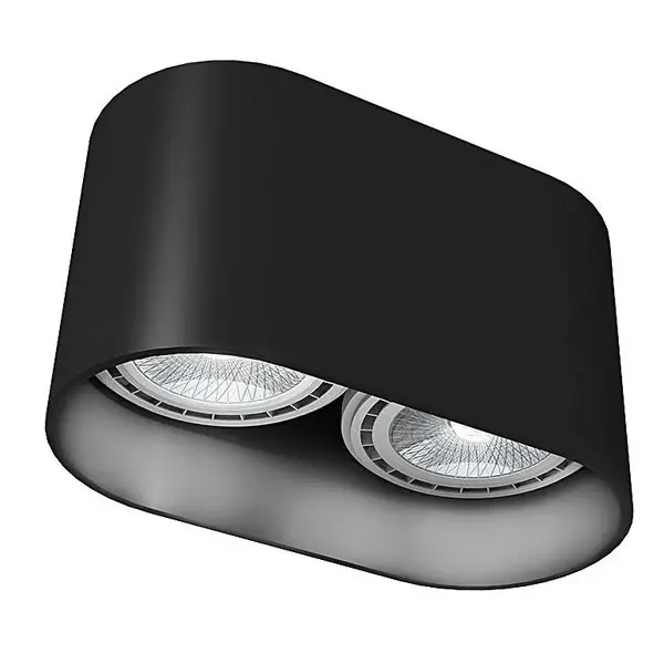 Spot aplicat TION DUO - Negru