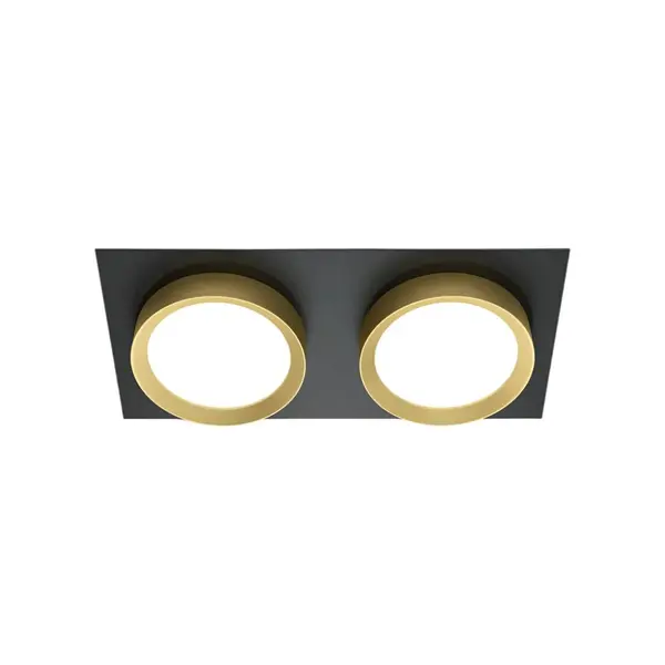 Spot incastrat ARENS DOUBLE - Negru/Gold