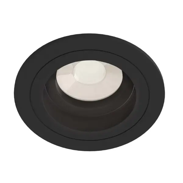 Spot incastrat ATOMI INNER ROUND - Negru