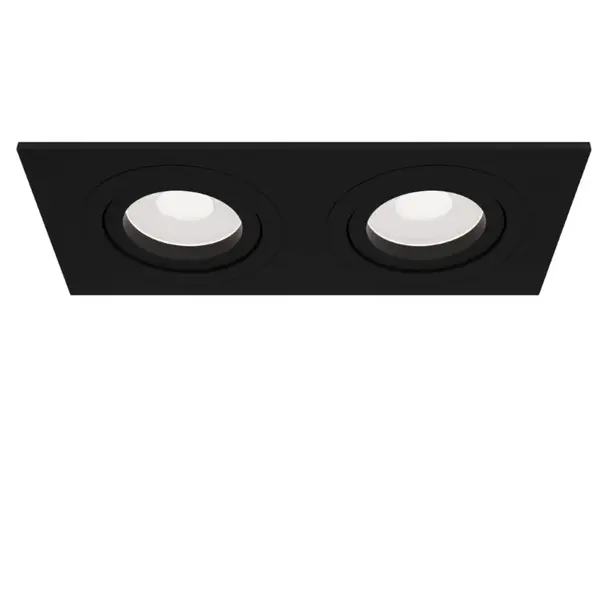 Spot incastrat ATOMI SQUARE 2L - Negru