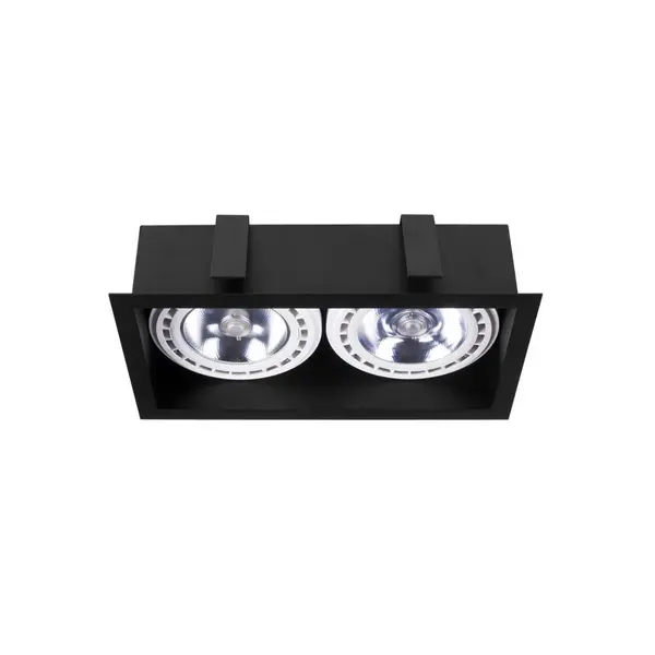 Spot incastrat DAMARO 2L - Negru