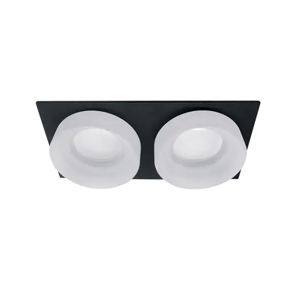 Spot incastrat LEWYN DOUBLE - Negru