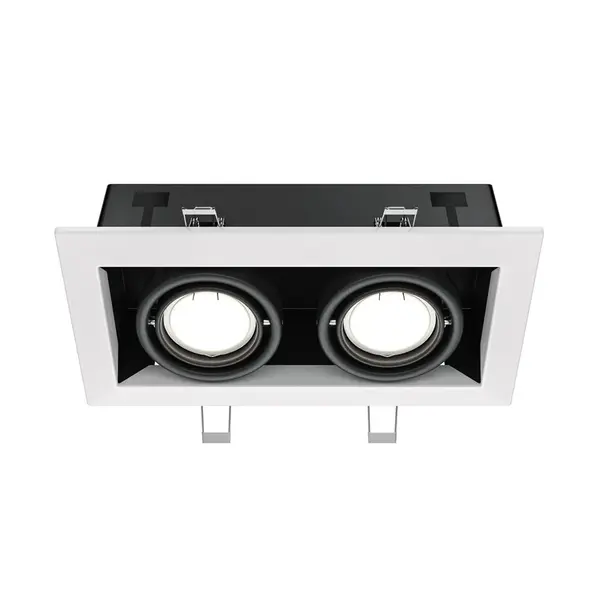 Spot incastrat TRIAN MODERN DOUBLE - Alb