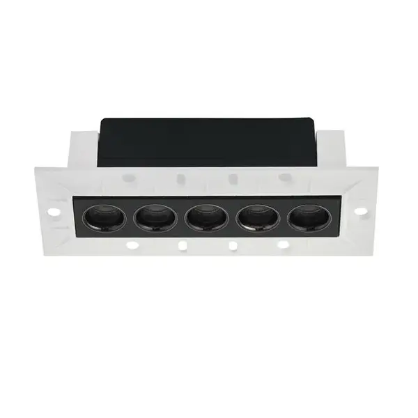 Spot incastrat trimless CANON 13 CM - Negru